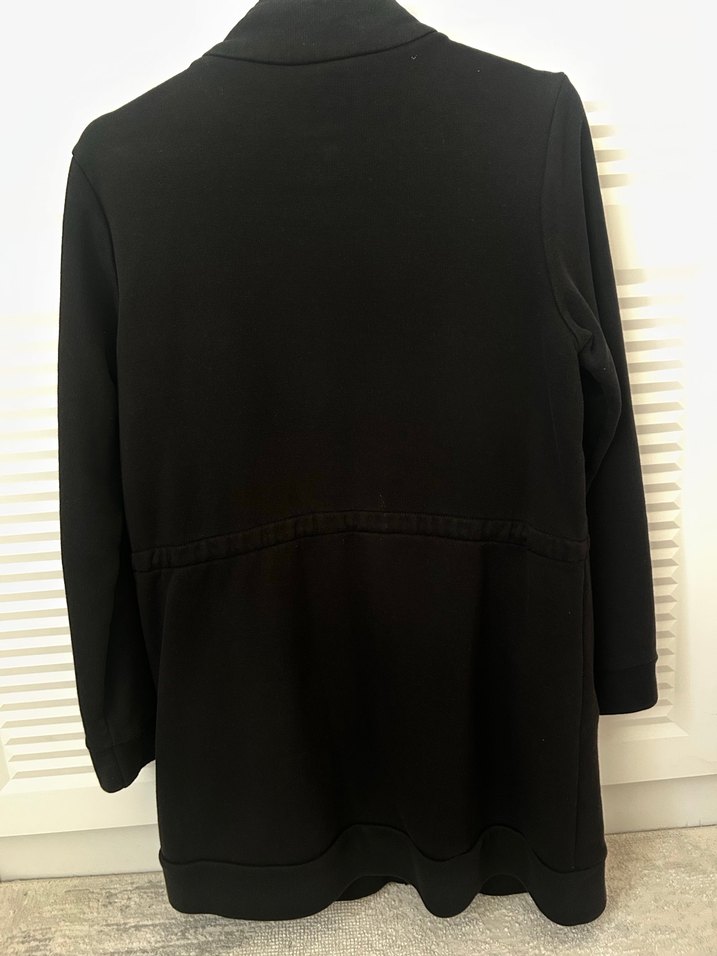 Siyah Fermuarlı Kadın Mevsimlik Dış kıyafet - Görsel 5