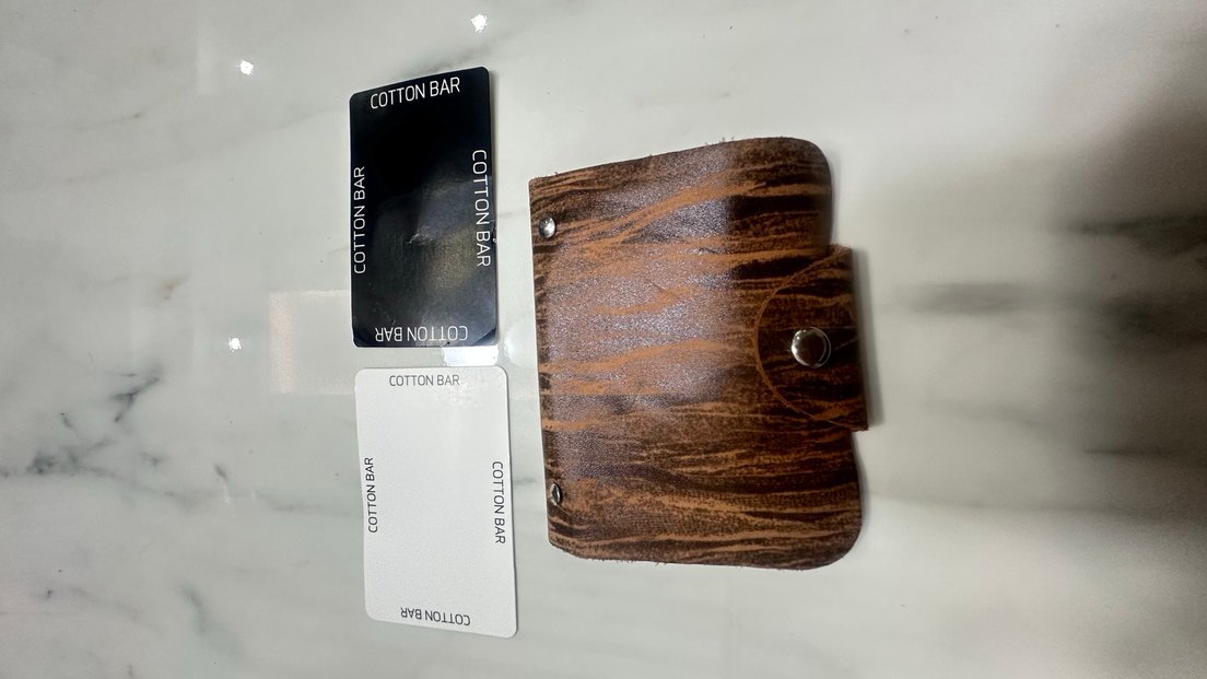 Kahverengi Zebra Desenli Erkek Cüzdan - Görsel 3