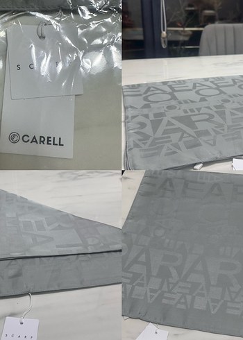 CARELL ithal ipek şal - Görsel 3