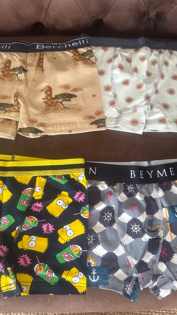 Çocuk Baskılı Boxer Seti - Görsel 4