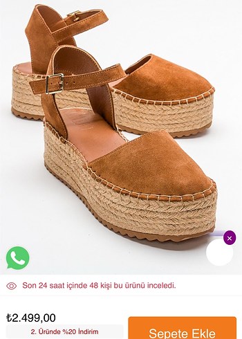 Kadın Hasır Örgü gerçek deri Sandalet - Görsel 8