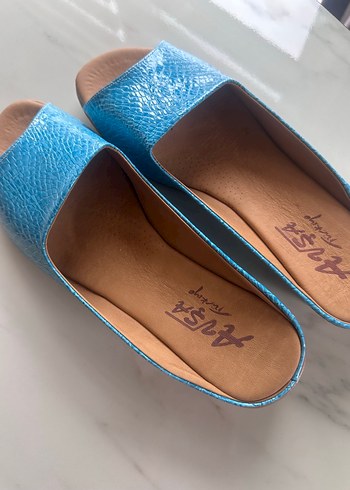 Gerçek deri terlik - Görsel 6