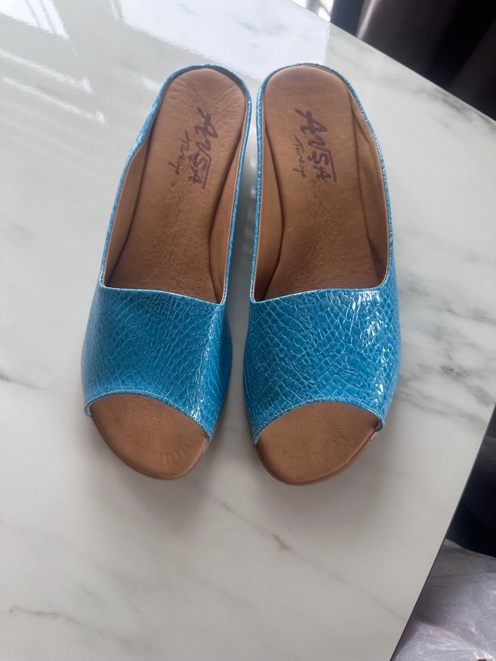 Gerçek deri terlik - Görsel 2