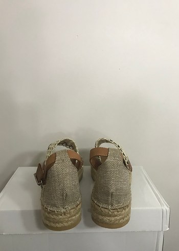 Kahverengi gerçek deri Sandalet - Görsel 5