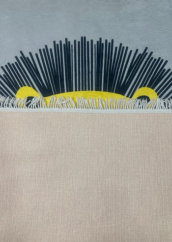 Gri Çocuk Halısı Aslan Desenli - Görsel 5