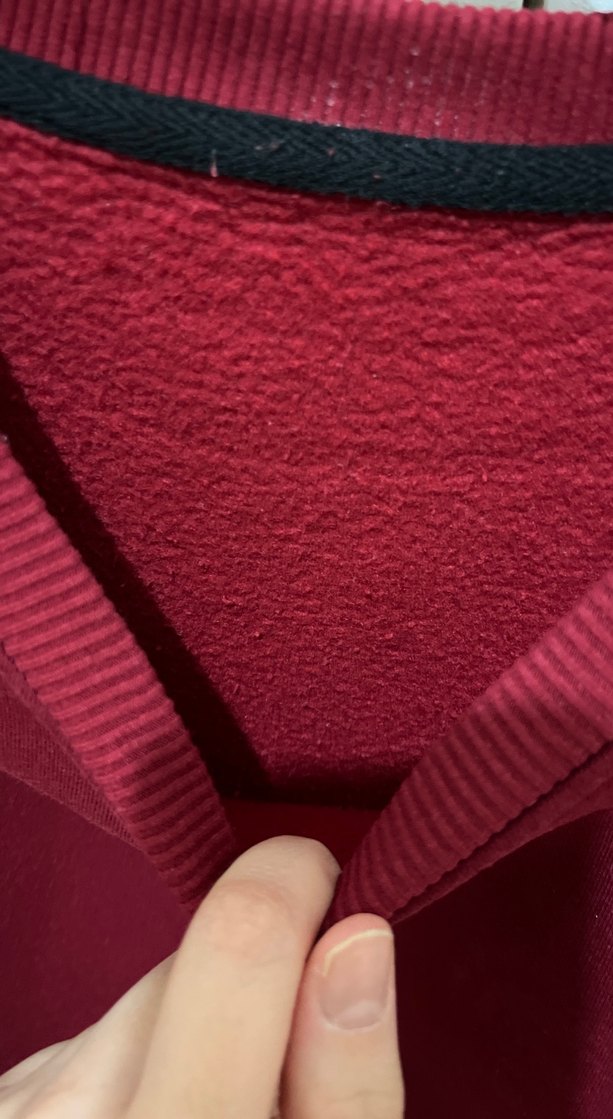 Bordo  Oversize Sweatshirt - Görsel 2