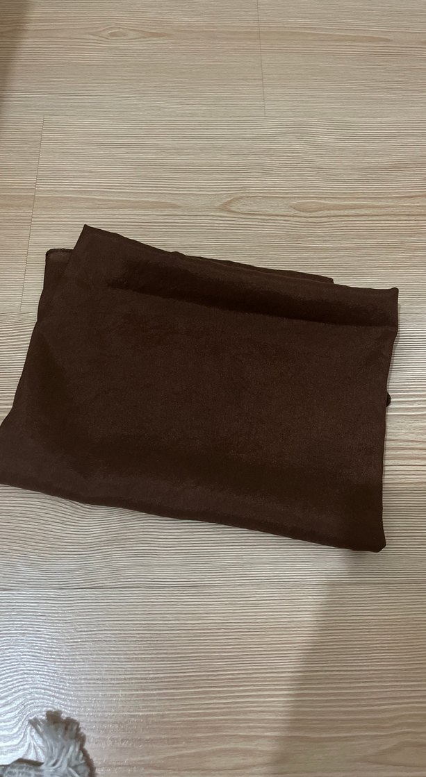 Kahverengi Süet Kadın Şal - Görsel 2