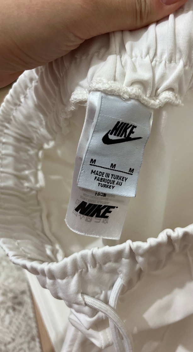 Beyaz Rahat Kesim Kadın Eşofman Altı - Görsel 2