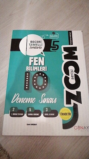 5. Sınıf Fen bilimleri deneme kitabı