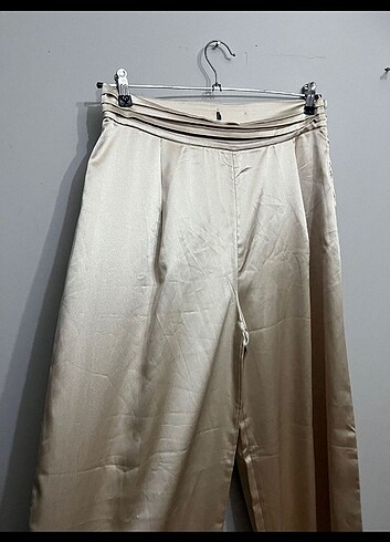 Saten Palazzo pantolon - Görsel 2