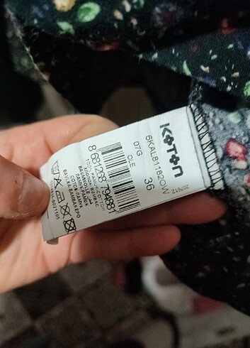 Koton pamuk elbise - Görsel 5