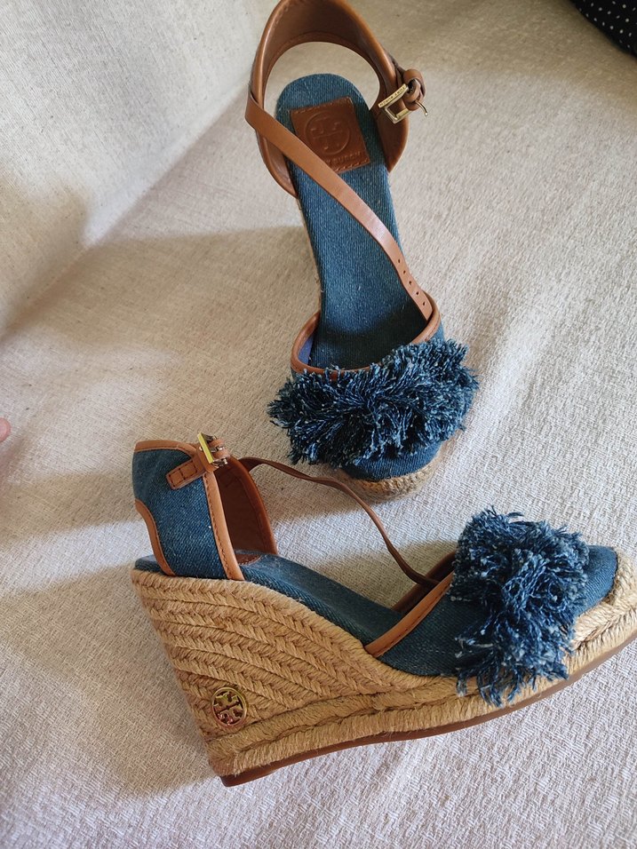 Mavi Denim Kadın Dolgu Topuklu Sandalet - Görsel 3