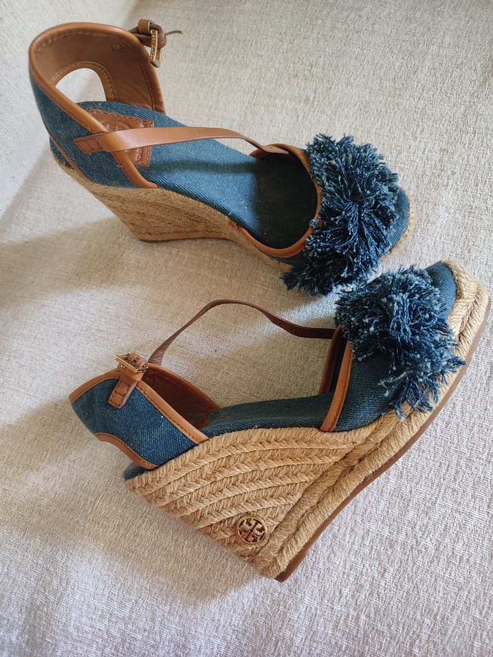 Mavi Denim Kadın Dolgu Topuklu Sandalet - Görsel 2