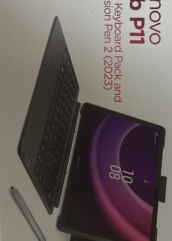 Lenovo Tab P11 Klavyeli ve Kalemli Mor Tablet