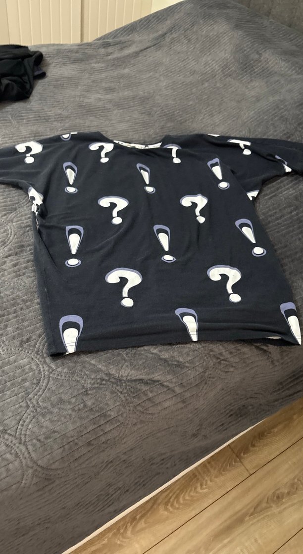 Düğmeli Gri Baskılı Hamile Tişörtü - Görsel 4