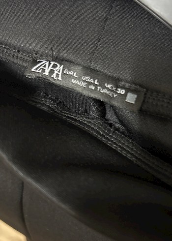 Siyah Kadın Kemerli Skinny Pantolon - Görsel 8