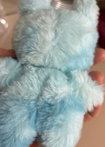 Pastel Mavi Peluş Oyuncak Canavar - Görsel 4