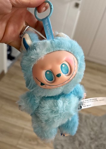 Pastel Mavi Peluş Oyuncak Canavar - Görsel 7