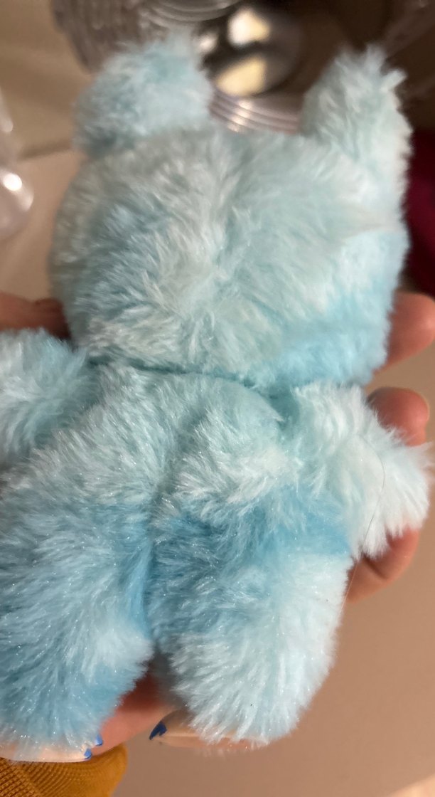 Pastel Mavi Peluş Oyuncak Canavar - Görsel 4