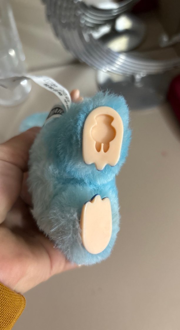 Pastel Mavi Peluş Oyuncak Canavar - Görsel 3