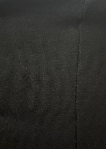 Siyah Kadın Fitilli Midi İspanyol Paça Pantolon - Görsel 5