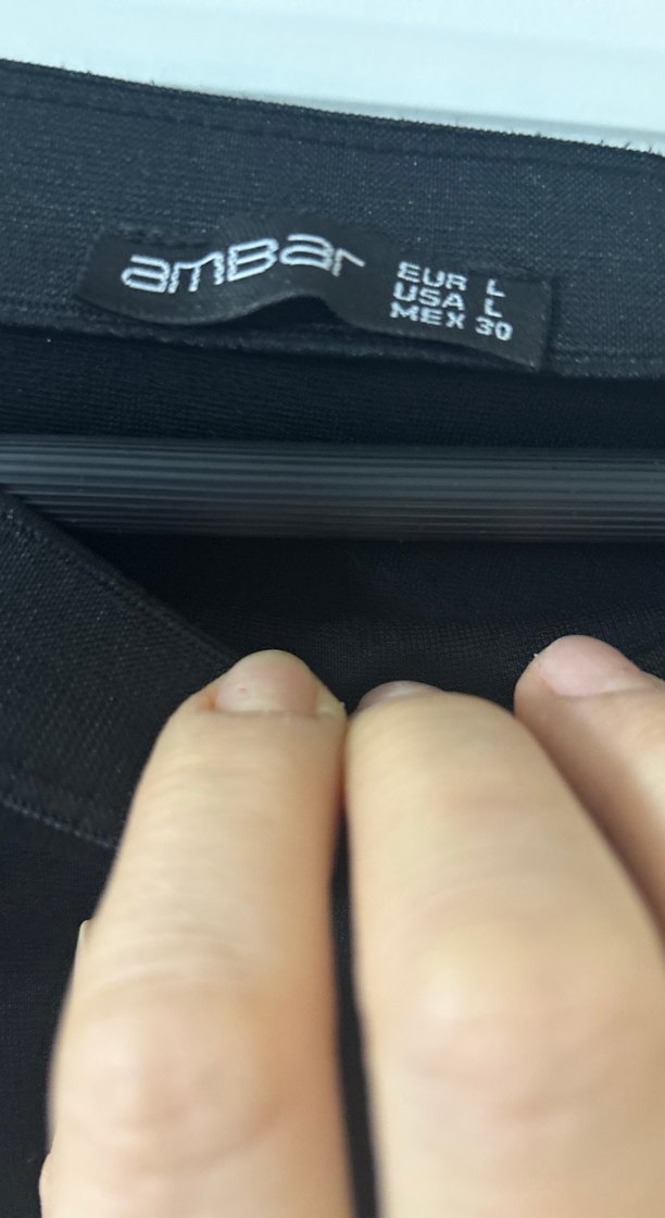 Siyah Kadın Fitilli Midi İspanyol Paça Pantolon - Görsel 4