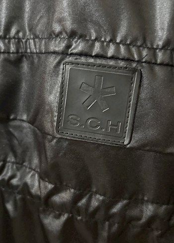 Düğmeli Siyah Deri Uzun Ceket - Görsel 7