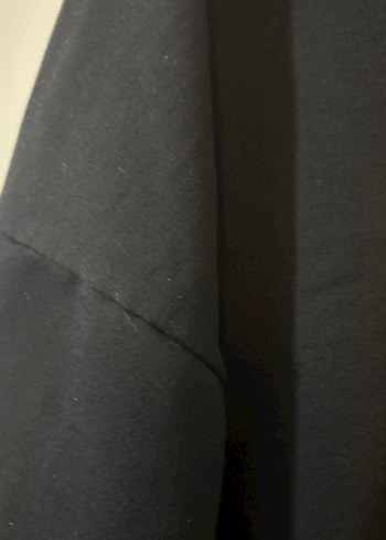 Siyah Baskılı Uzun Kadın Sweatshirt - Görsel 6