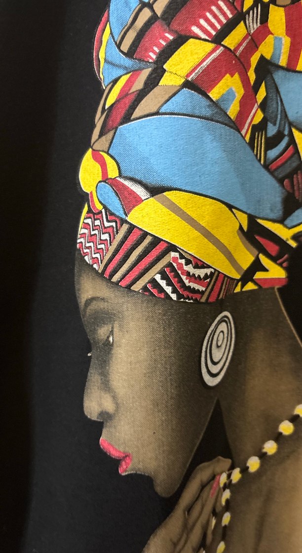 Siyah Baskılı Uzun Kadın Sweatshirt - Görsel 3