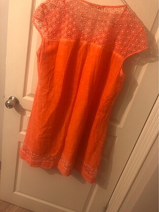 xxl Beden turuncu Renk Elbise