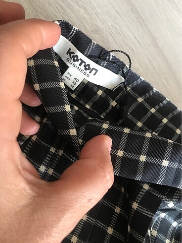 40 Beden kahverengi Renk Pileli etek