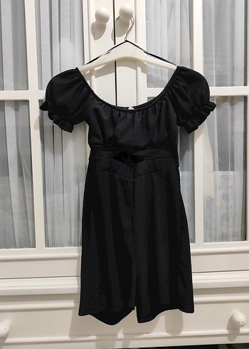 Siyah Mini Tulum - Görsel 3