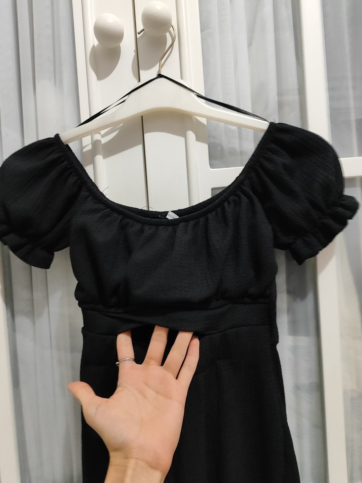 Siyah Mini Tulum - Görsel 2