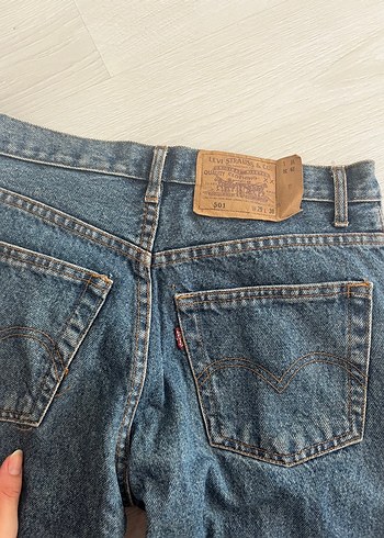 Levis 501 Mavi Denim Jean