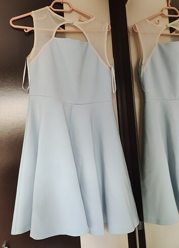 Dilvin bebe mavisi mini elbise - Görsel 3