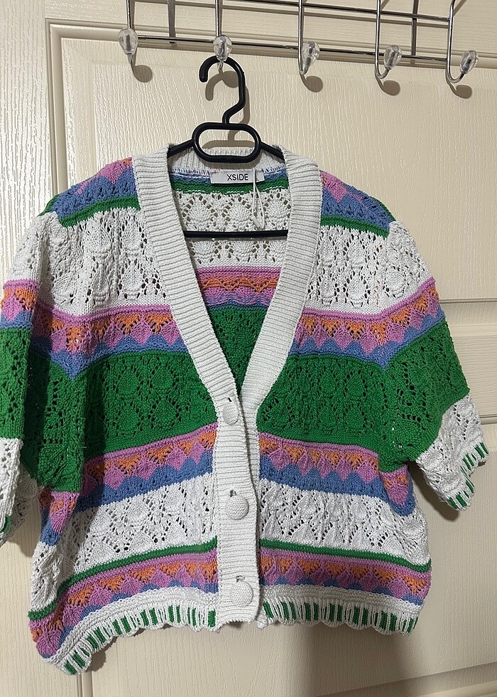 crop hırka - Görsel 2