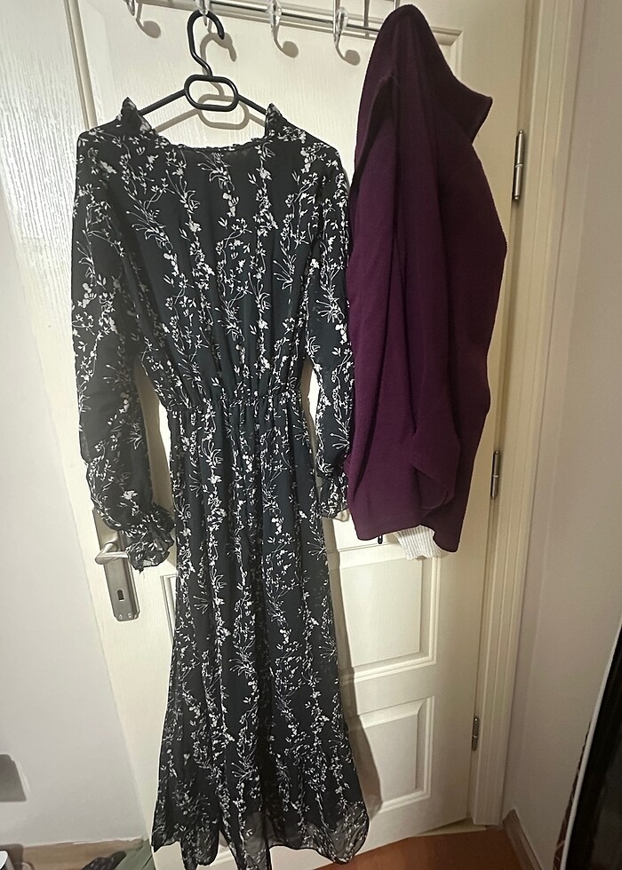 siyah tesettür elbise - Görsel 2