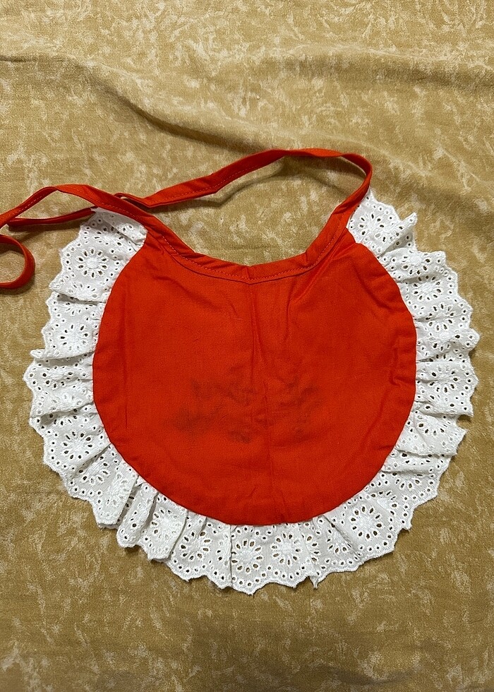 Kanaviçe bebek mama önlüğü - Görsel 2