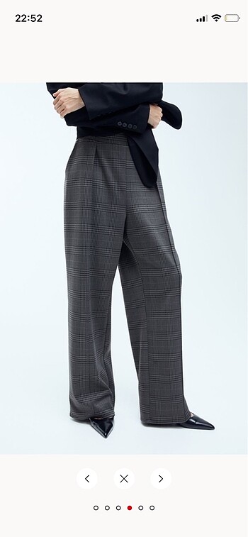 H&M Kareli Şık Pantalon