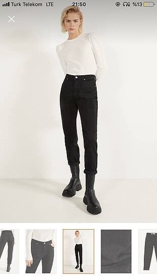 bershka mom jean