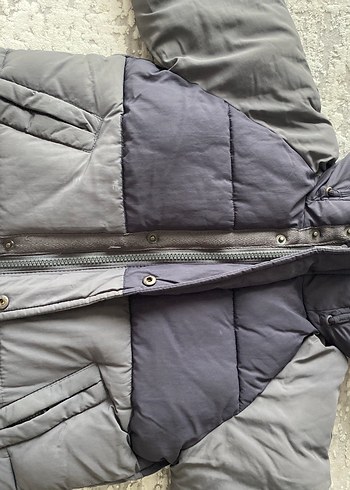 Zara Erkek Çocuk Gri Kapüşonlu Mont - Görsel 2