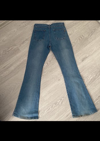 İspanyol paça vintage pantolon - Görsel 2