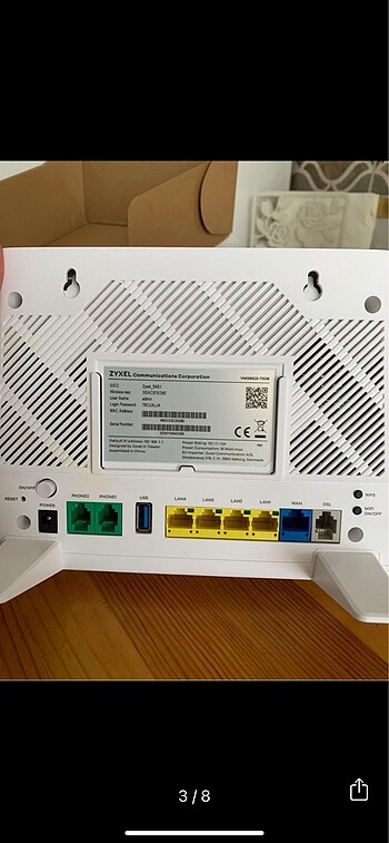 Beden Zyxel vdsl modem
