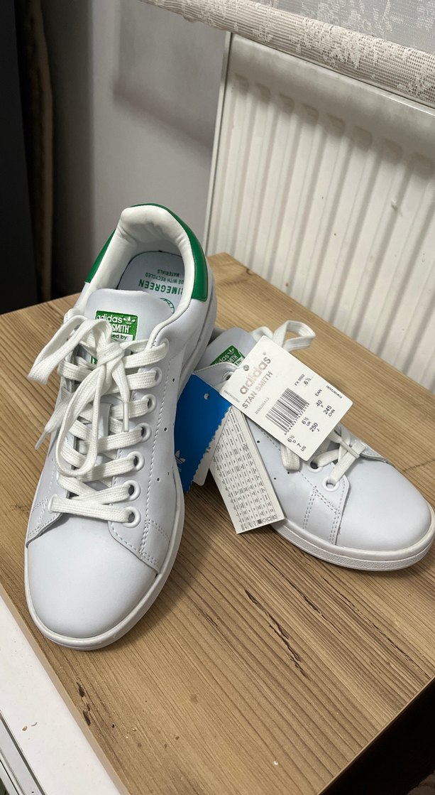 Adidas Beyaz Bağcıklı  Spor Ayakkabı - Görsel 5