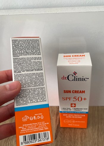 dr.Clinic SPF 50+ Güneş Kremi 2'li Paket - Görsel 3