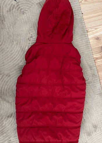 Erkek  Çocuk Kırmızı Fermuarlı Yelek - Görsel 4