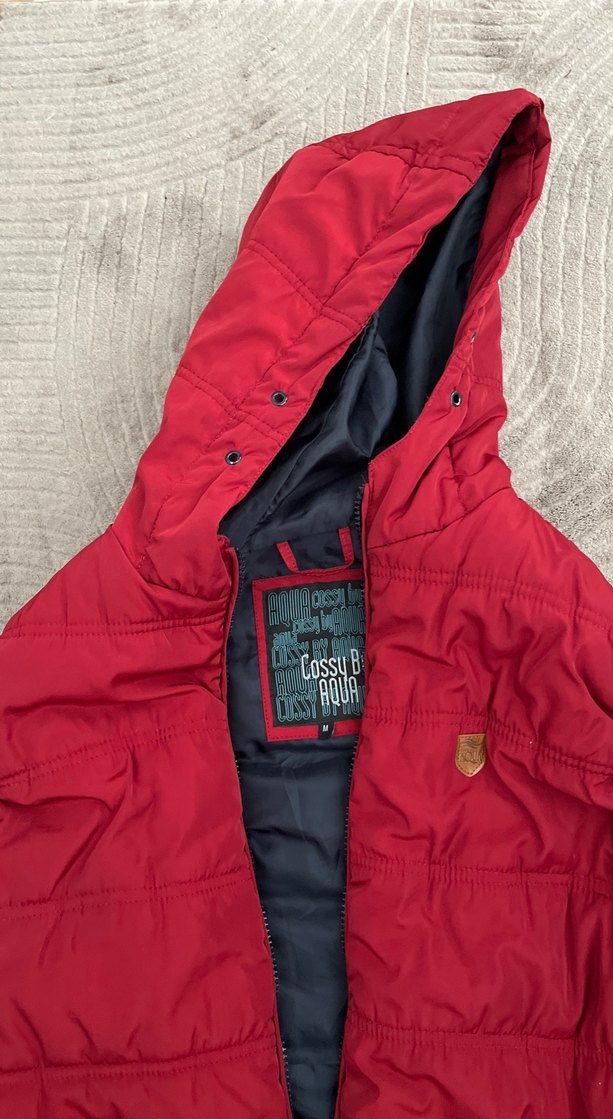 Erkek  Çocuk Kırmızı Fermuarlı Yelek - Görsel 3