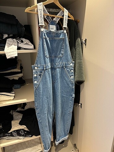 Pull and bear denim salopet tulum