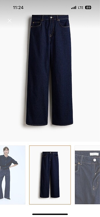 H&M H&M wide high jeans