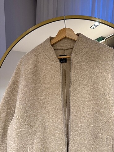 m Beden Zara buklet bomber ceket